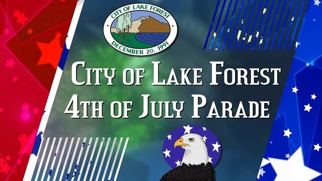 lake forest 4th july parade route